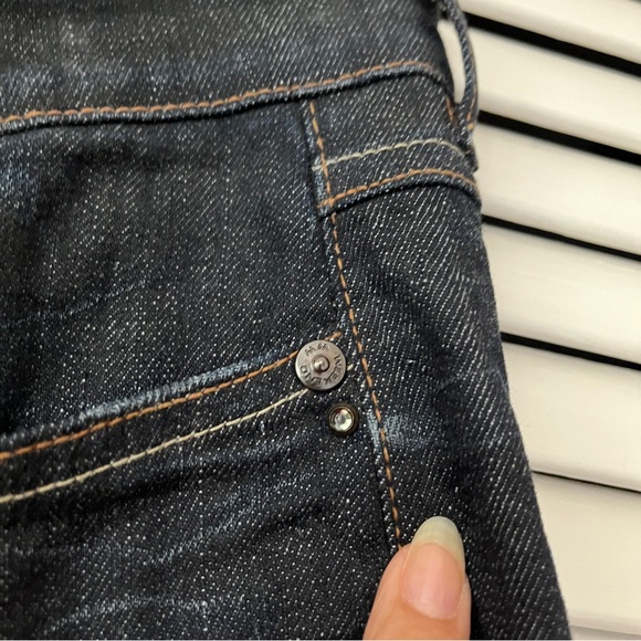 MaxMara Weekend New Bootcut Jeans FitW116 Stretch, Size US 8, butterfly patch. - Picture 6 of 12